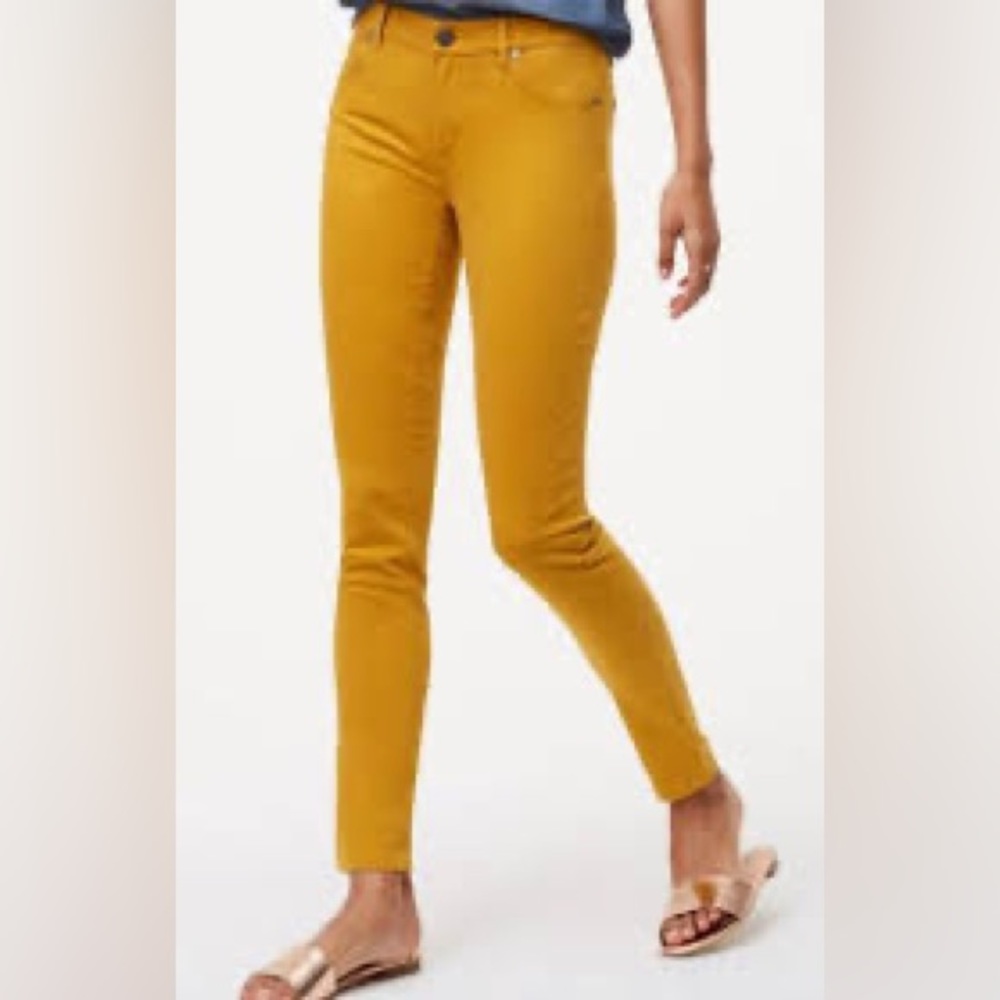 LOFT Mustard Skinny Pants